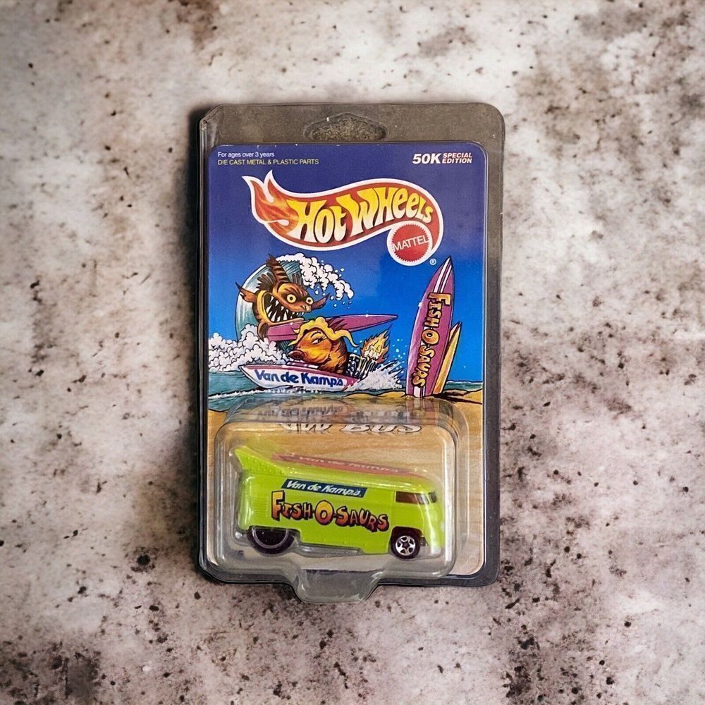 VW Bus Hot Wheels 1999 Fish-O-Saurs Van de Kamp's MAIL-IN PROMO #18585 NIP